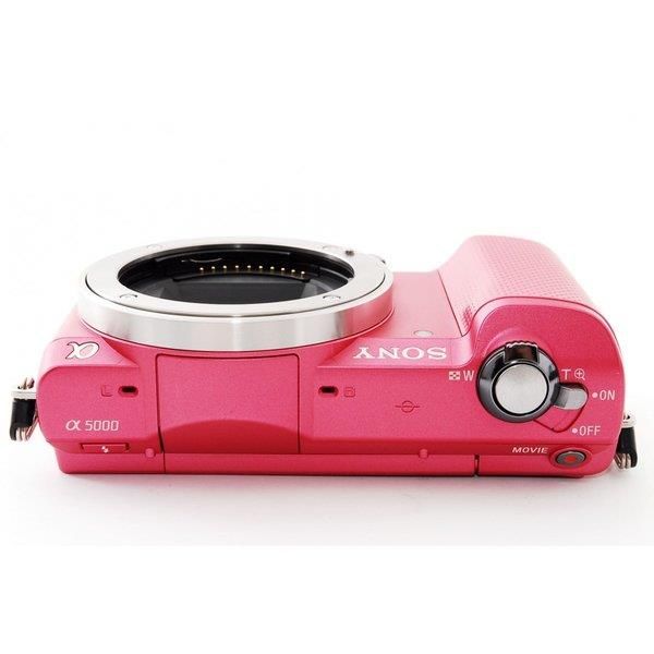 楽天市場】【中古】 ソニー SONY α5000 レンズキット ピンク 美品 自