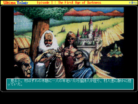 FM Towns Ultima I introduction - The Codex of Ultima Wisdom, a