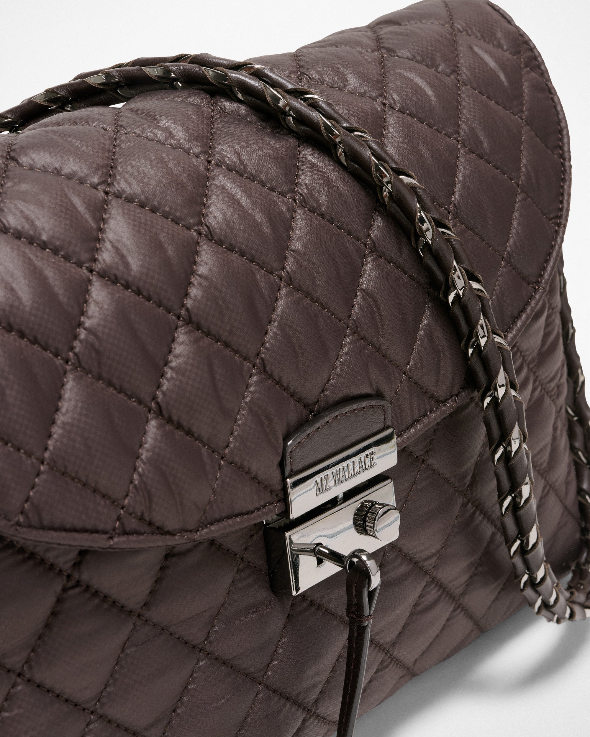 Espresso Brown Shoulder Purse | MZ Wallace