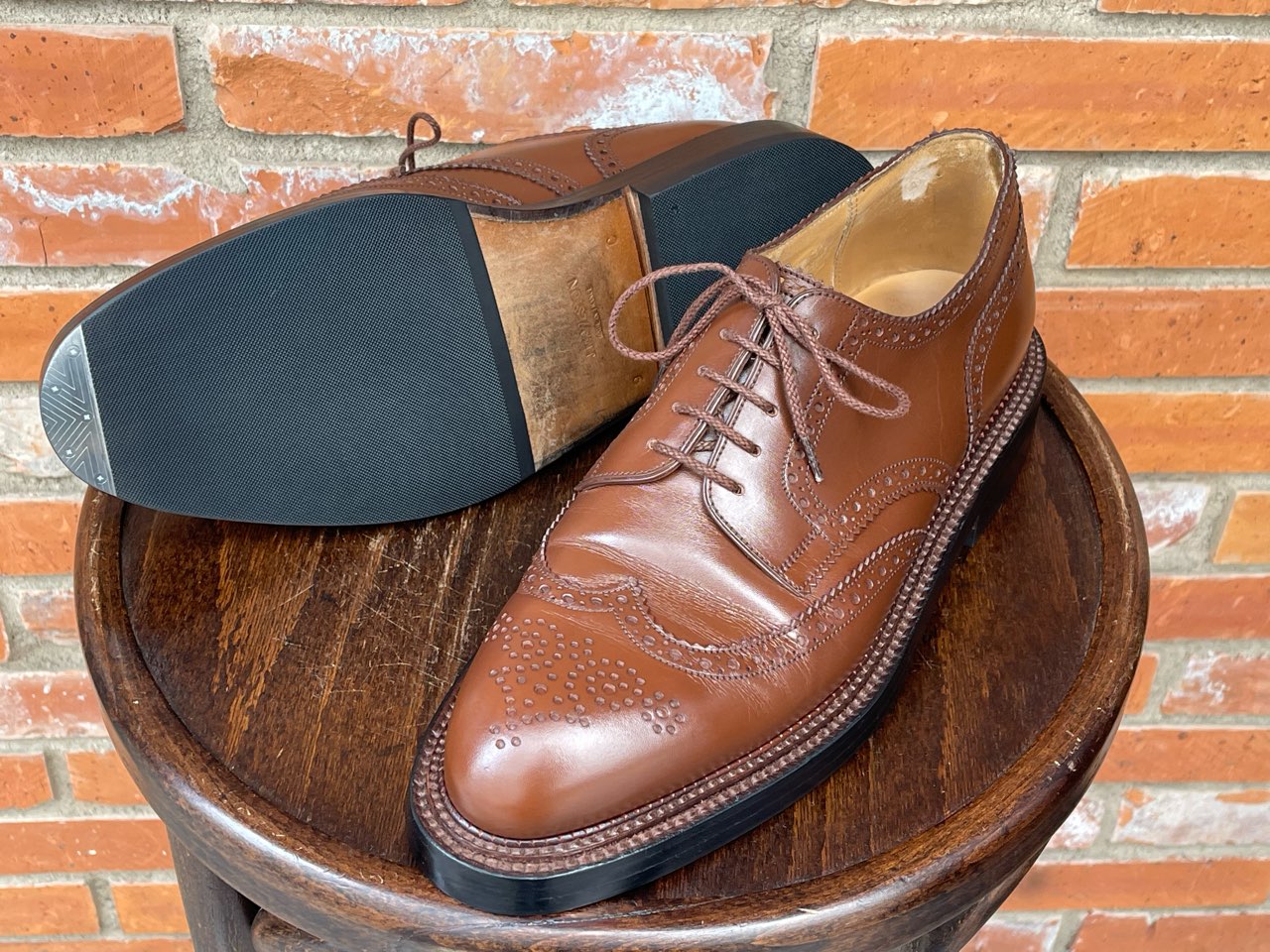 J.M.WESTON 】JMウエストン 590 トリプルソールダービー ハーフラバー+