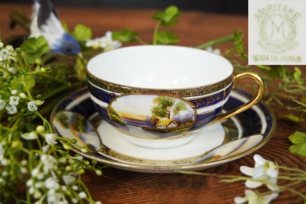 Yahoo!オークション -「オールドノリタケ 湖畔」の落札相場・落札価格