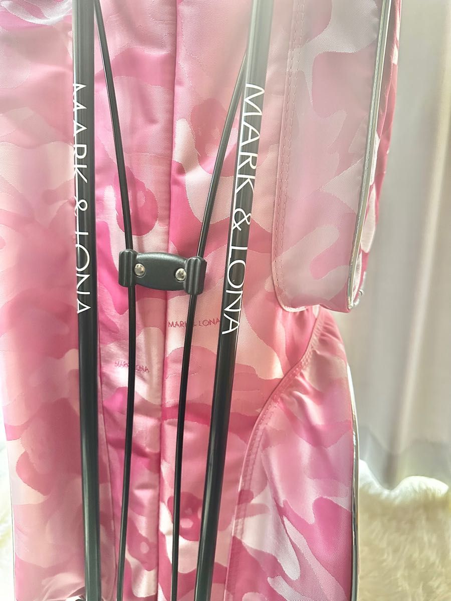 専用】マーク＆ロナ キャディバッグ カモフラ 迷彩 ピンクスタンド式