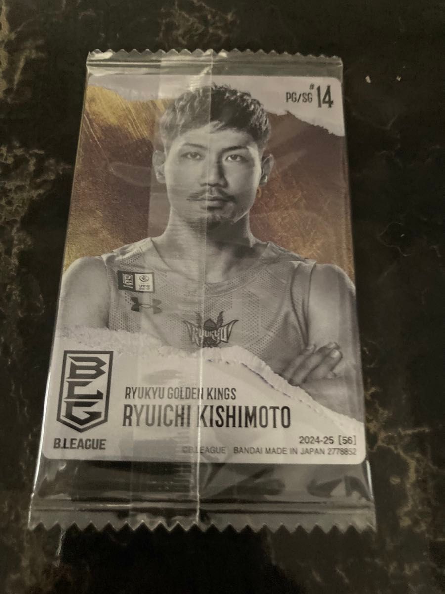 新品未開封】岸本隆一 サイン入り 琉球ゴールデンキングス カード