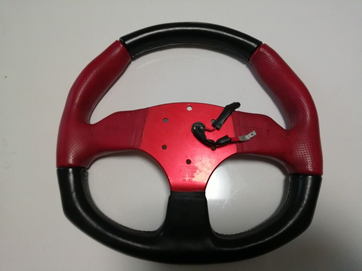 MOMO COMMANDO モモ コマンド 34Φ レッド×ブラック MOMO COMMANDO モモ