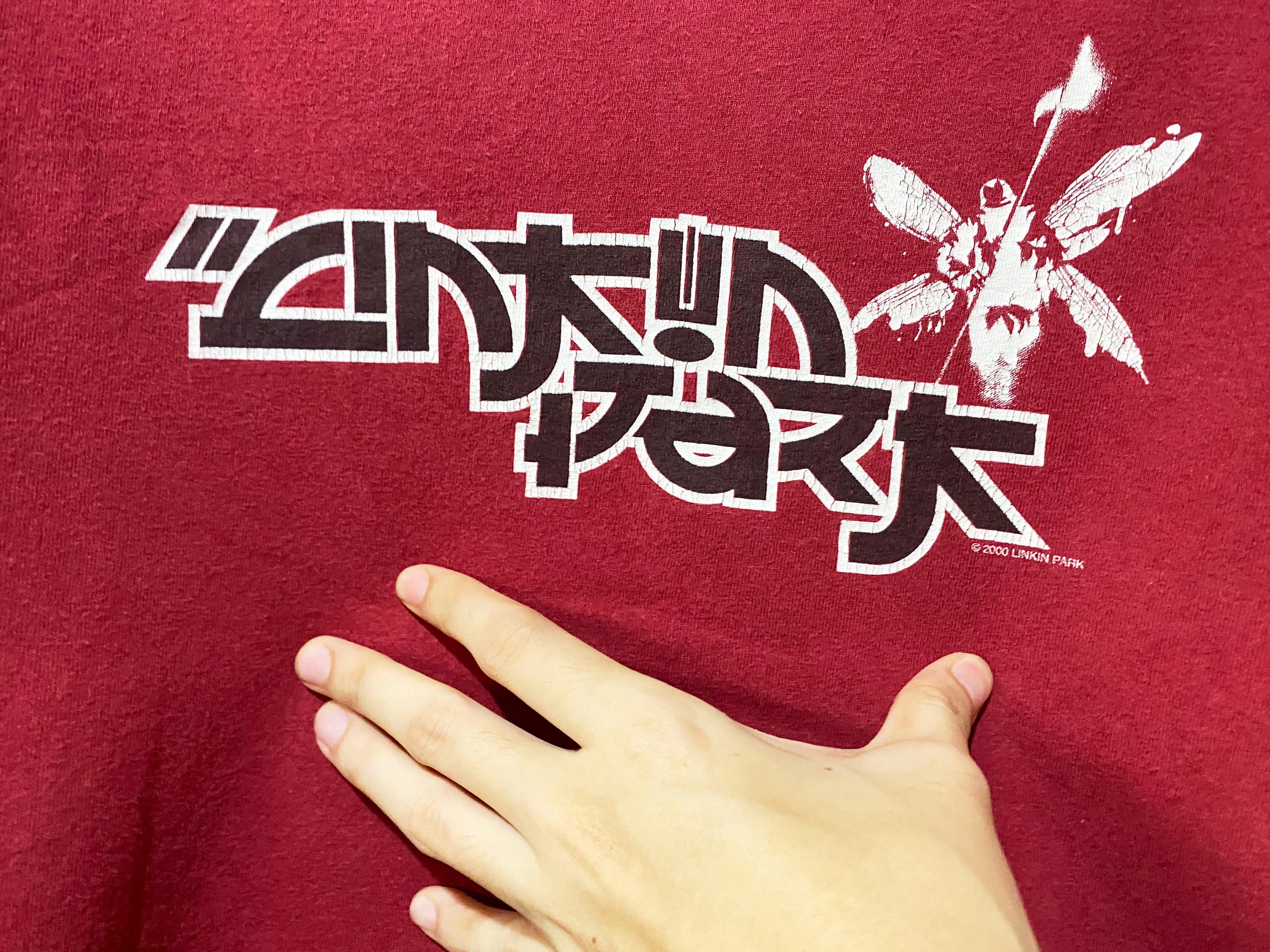 Vintage 2000 Linkin Park T-shirt Hybrid Theory Rock Band Graphic