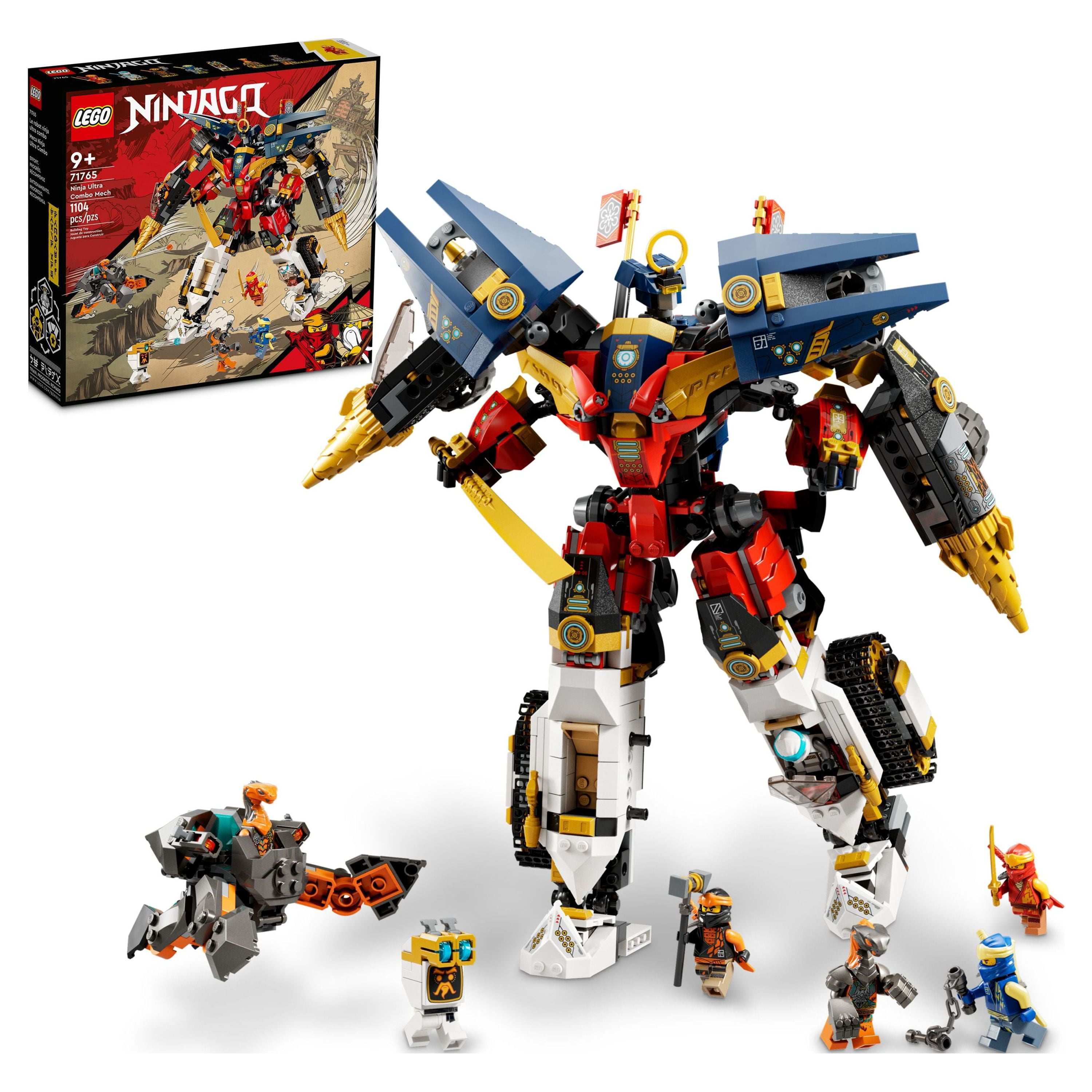 LEGO NINJAGO Ninja Ultra Combo Mech 4 in 1 Set 71765 India | Ubuy