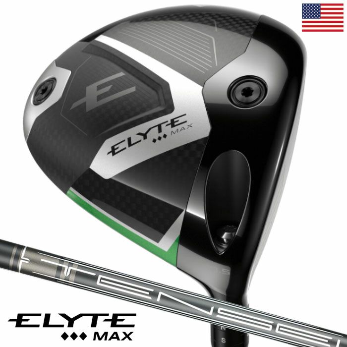 ELYTE トリプルダイヤ 9度 ドライバー ベンタスブラック 6S Callaway