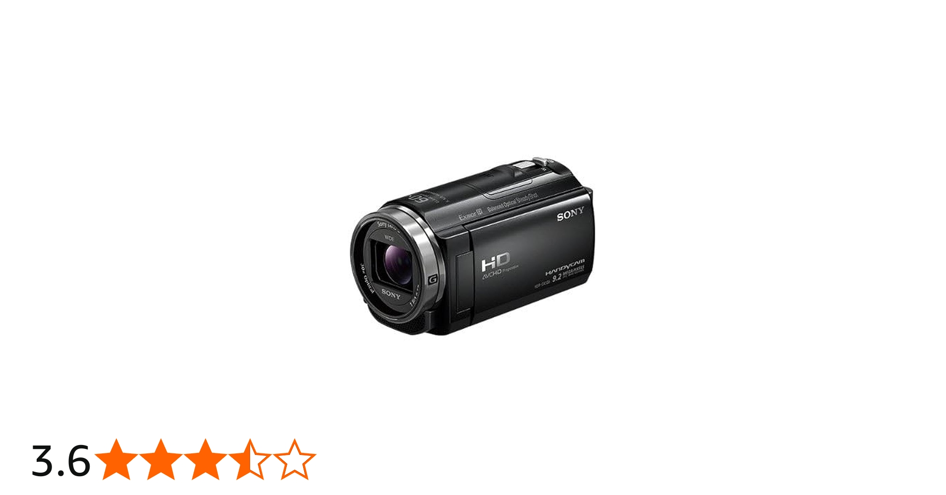 Amazon | SONY ビデオカメラ Handycam CX535 内蔵メモリ32GB ブラック