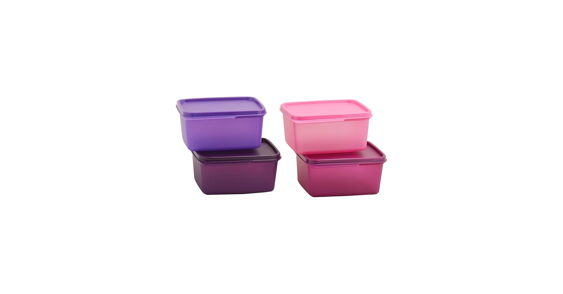 Amazon.com: Tupperware Keep Tab Plastic Container Set, 500Ml, Set