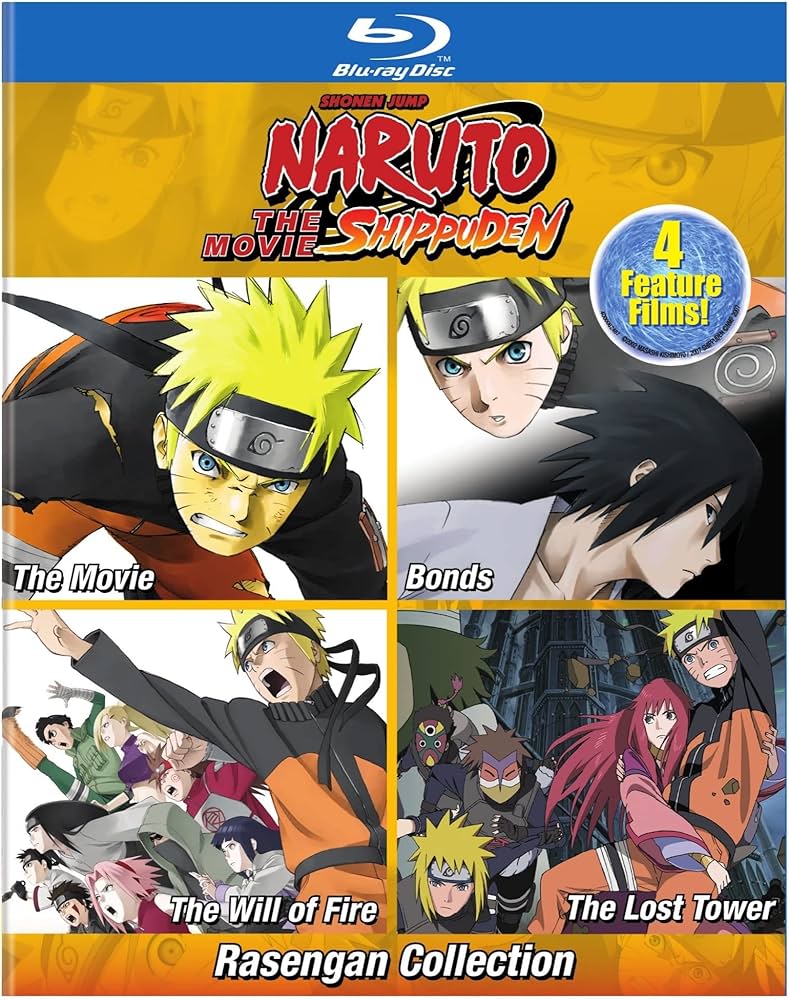 Amazon.com: Naruto Shippuden The Movie Rasengan Collection (4pk/BD