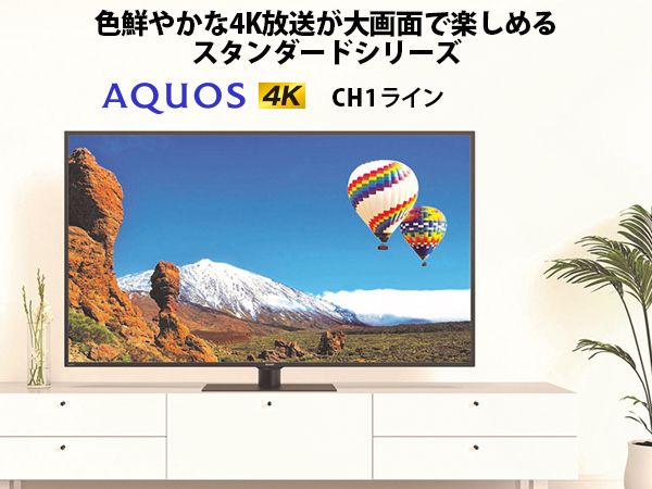 Amazon.co.jp: Sharp Aquos 4T-C50CH1 50V LCD TV, 4K with Built-in