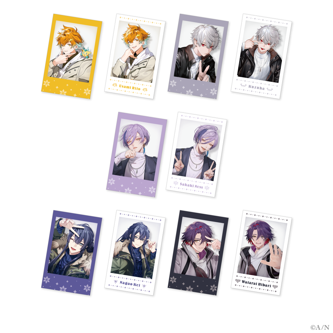 ウィンターデート2024】ランダムチェキ風カード Aグループ｜にじさんじ