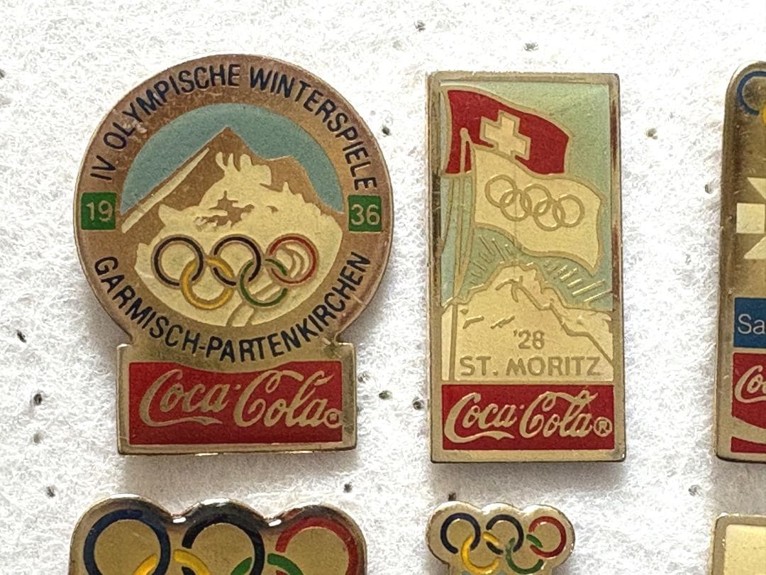 ☆360122 ☆オリンピック ピンバッジ ピンズ ☆コカコーラ 10個セット