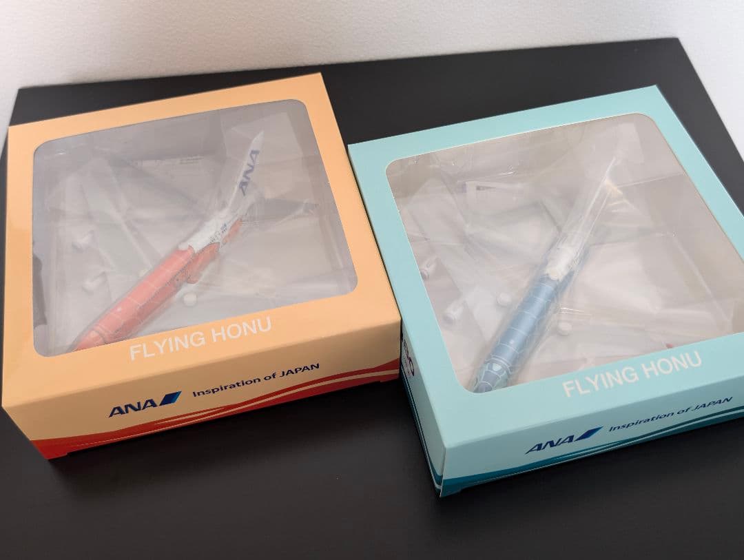 ANA A380 フライングホヌ 機内販売限定品 2号＆3号機セット 1/500 ANA A380 フライングホヌ 機内販売限定品 2号＆3号機セット 1/500 ANA