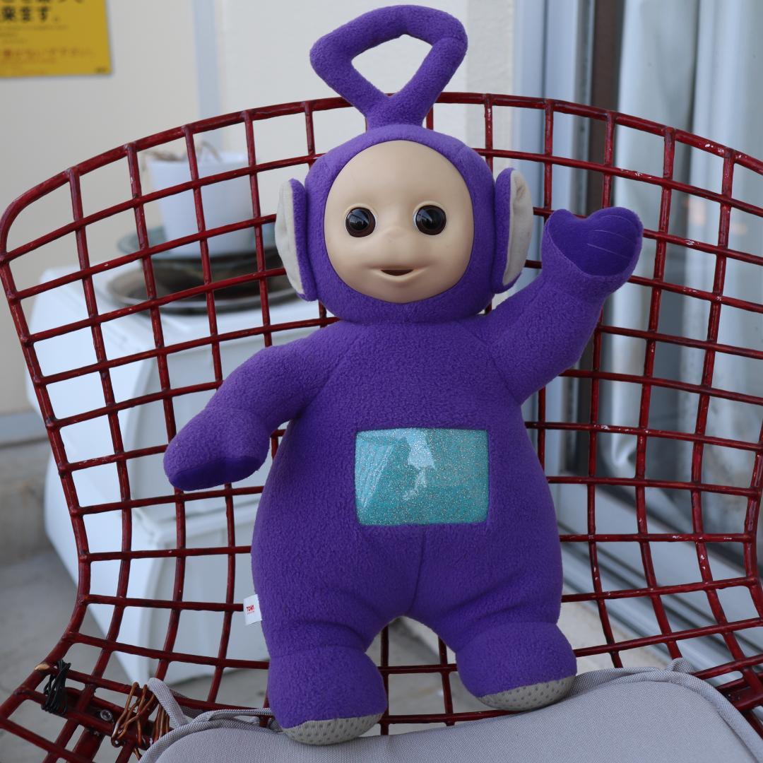 テレタビーズ ぬいぐるみ 43㎝ ティンキーウィンキー 紫 TOMY 1996年