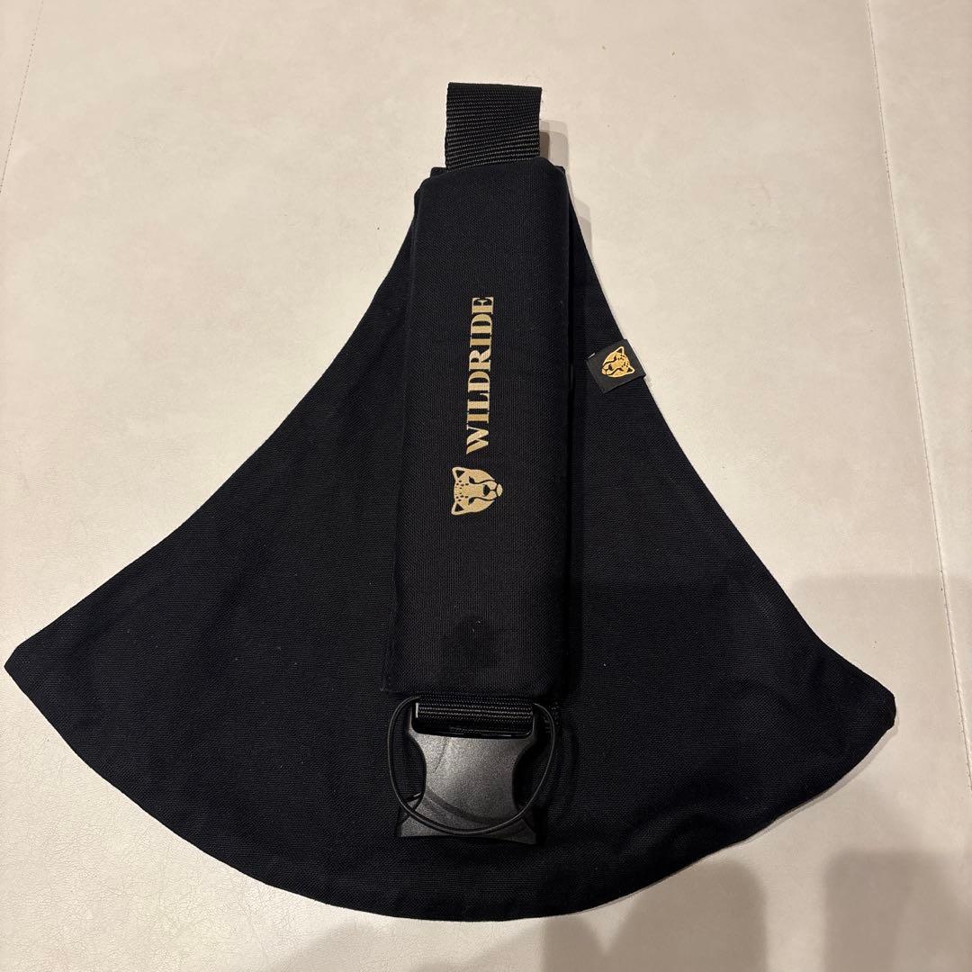 WILDRIDE 黒 スリング セカンド抱っこ紐・ヒップシート型｜WILDRIDE 抱っこ用スリング