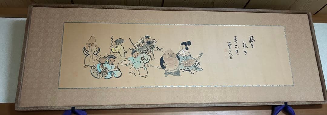 日本画 和額 七福神　縁起　額縁 七福神 | 縁起のアート - ROSSO GRAFICO