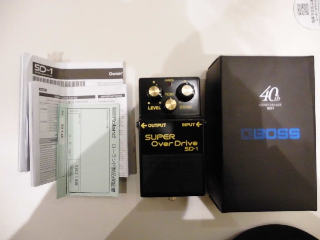 ギター SD-1-4A BOSS SD-1-4A [SUPER Over Drive 40th Anniversary] ｜ イケベ楽器店