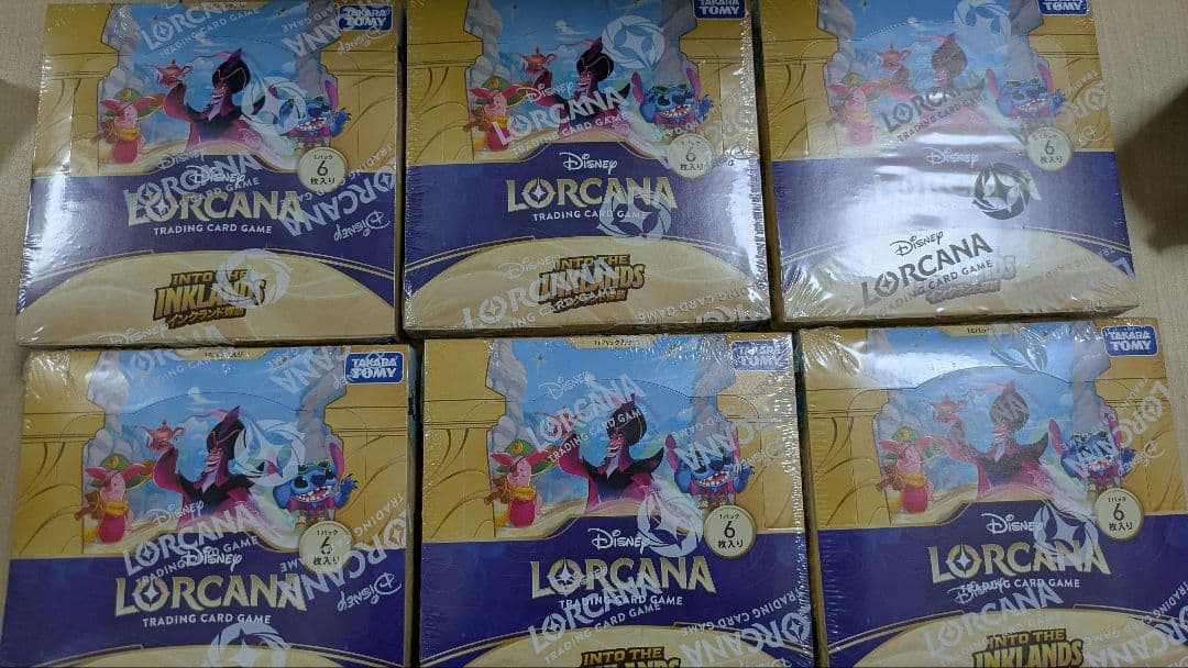 ディズニーロルカナ　イングランド探訪　6BOXセット タカラトミー（TAKARA TOMY） ディズニー・ロルカナ ブースターパック