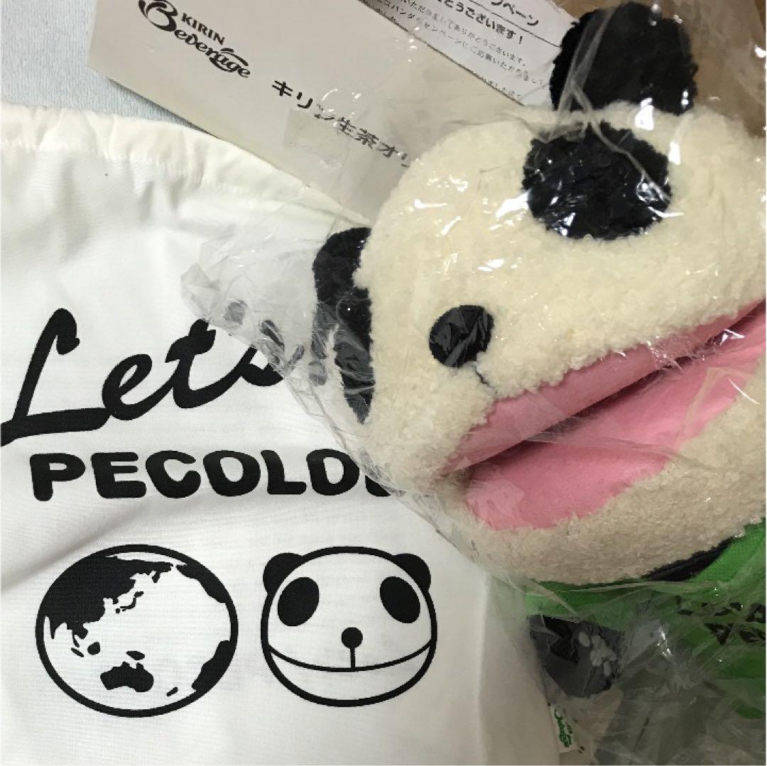 レア　懸賞当選品　キリン　生茶パンダ　未使用品　パペット　KIRIN PANDA 非売品キリンKIRINパペット生茶パンダ先生ハンドパペット麒麟