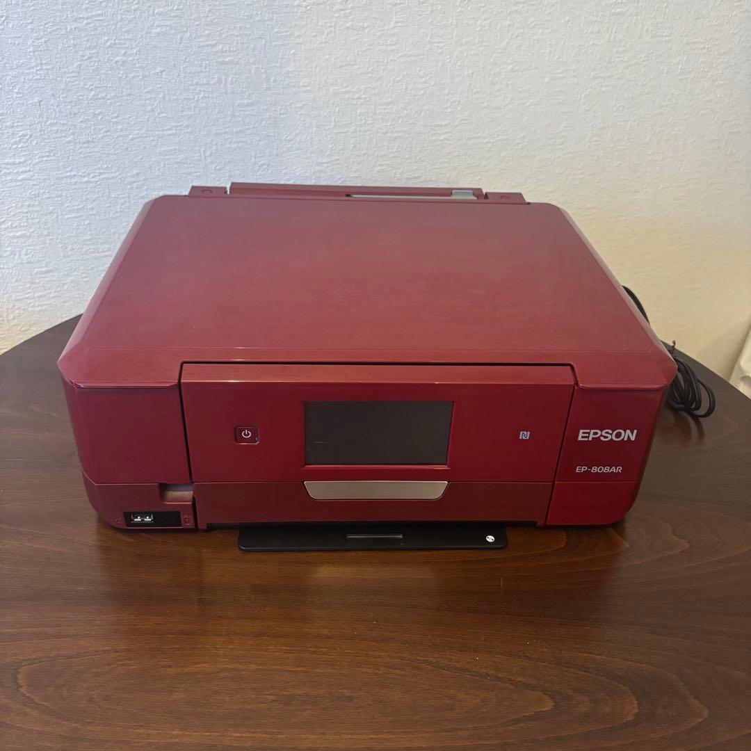 【美品】EPSON EP-808AR レッド プリンター Amazon.co.jp: 旧モデル エプソン プリンター インクジェット複合機