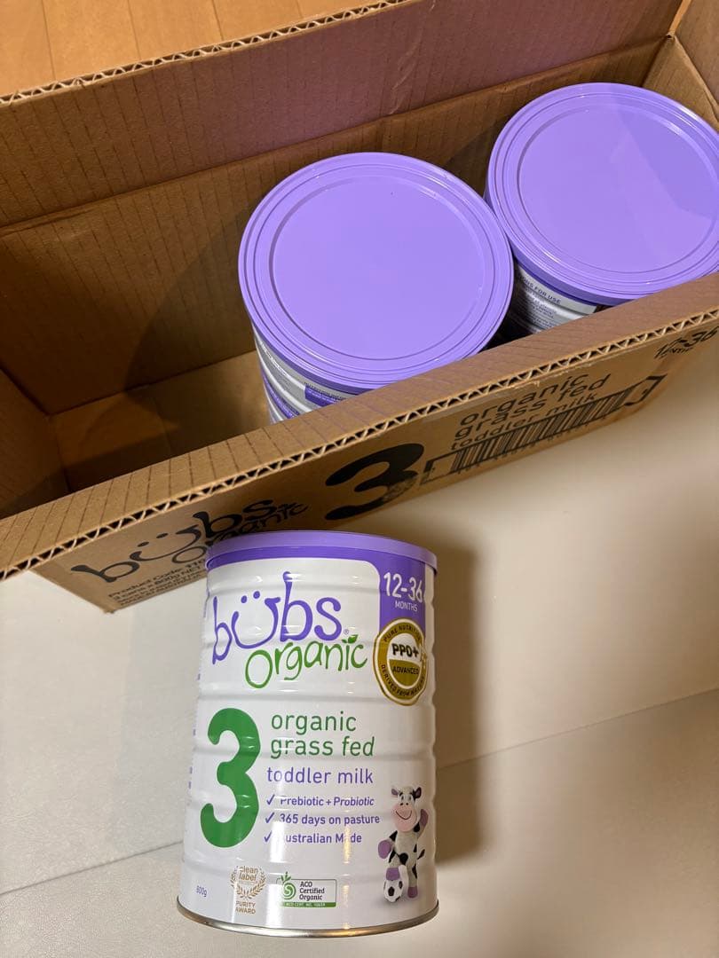 bubs organic 3 粉ミルク 400g オーガニック 楽天市場】Bubs（バブズ）オーガニック Organic 粉ミルク ステップ3（1