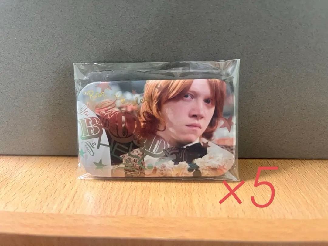 ハリーポッター　ロン　スクエア缶バッジ　5点セット ハリー・ポッター 魔法の缶バッジコレクション｜商品情報｜タカラ