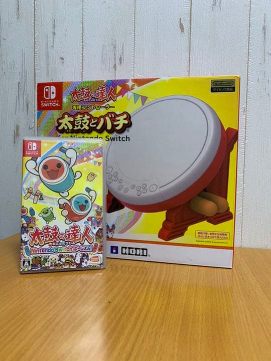 「太鼓の達人NintendoSwitchば〜じょん！」「太鼓とバチ」セット Amazon.co.jp: 【任天堂ライセンス商品】太鼓の達人専用コントローラー