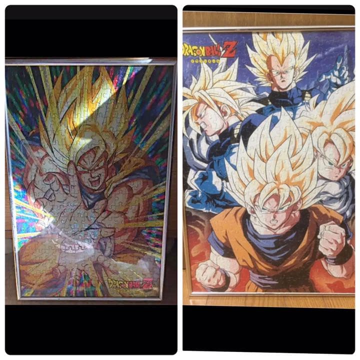 ドラゴンボール パズル 2セット 額縁あり！ レア ジグソーパズル ドラゴンボールZ専用フレーム “神龍額