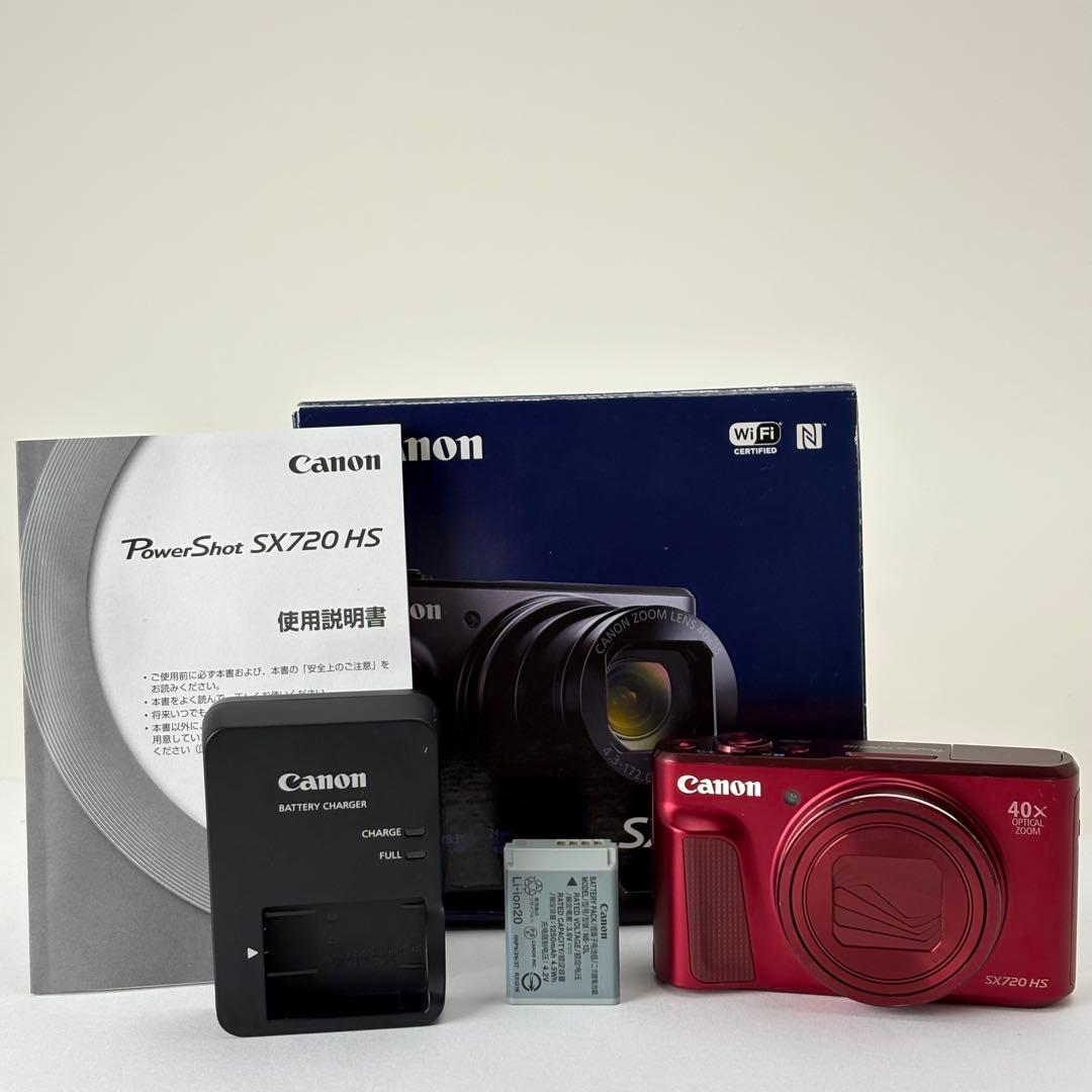 Canon SX720 HS 赤 40倍光学ズーム キヤノン、光学40倍ズームデジカメ「PowerShot SX720 HS」を3/3発売