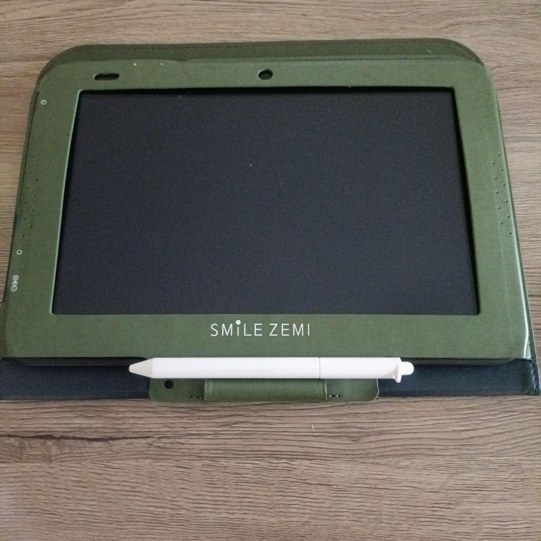 SMILE ZEMI グリーンタブレット SMILE ZEMI タブレット 本体 初期化済み 専用カバン付き - メルカリ