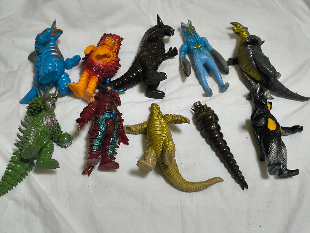 ウルトラマン　怪獣シリーズ　ソフビ　モスラ　日本製まとめ売り ウルトラマン 怪獣シリーズ 旧ウルトラ怪獣 まとめ売り43体！ 当時物