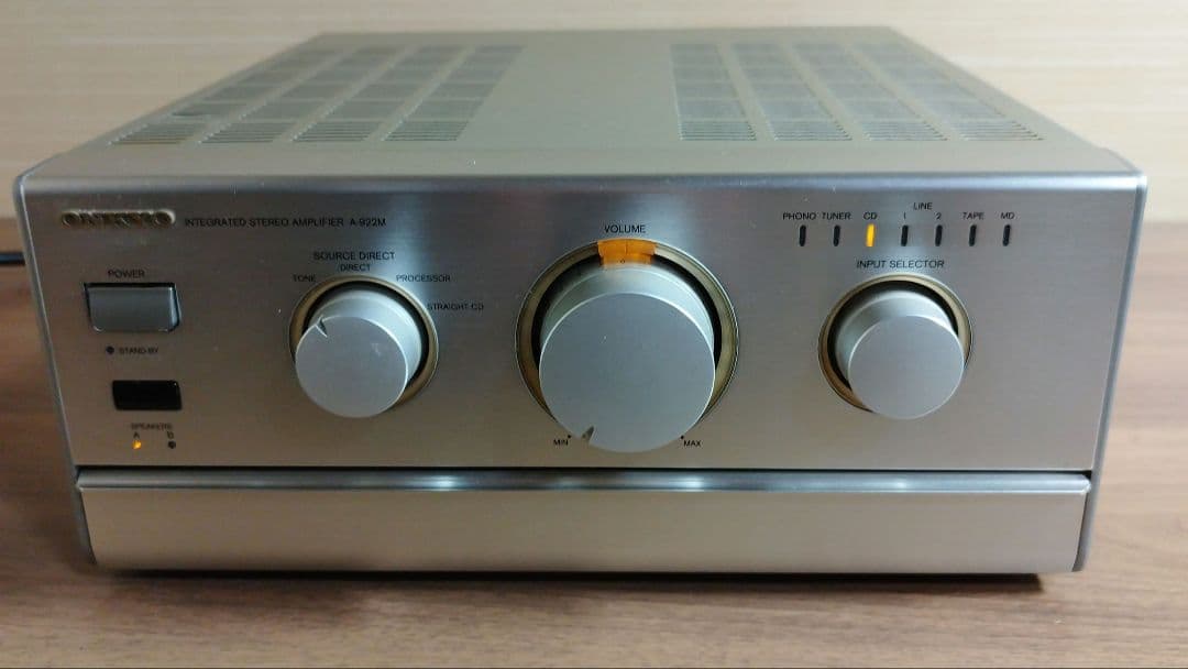 ONKYO A-922M プリメインアンプ シルバー ONKYO A-922M プリメインアンプ シルバー - メルカリ