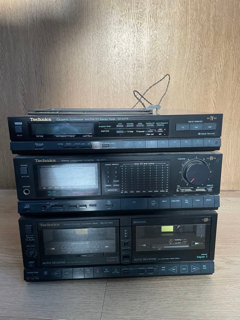 Technics ステレオアンプ & カセットデッキ セット Yahoo!オークション -「technicsカセットデッキ」(アンプ) (オーディオ