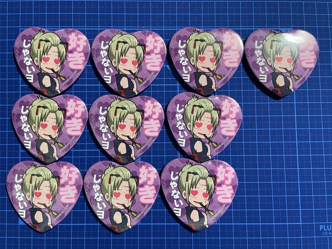 銀魂 愛染香篇 ドキドキハート缶バッジ ハート 缶バッジ 月詠 ＤⅦ 銀魂 愛染香ドキドキ缶バッジコレクション 坂田銀時 - メルカリ